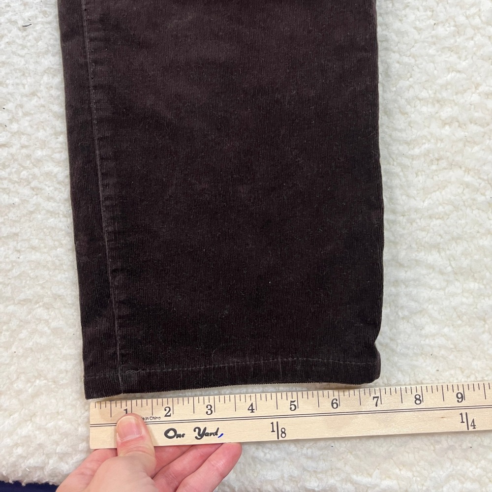 Democracy Pants Womens 10 Brown Ab solution Straight Leg Corduroy B1560QYRW - Picture 3 of 9